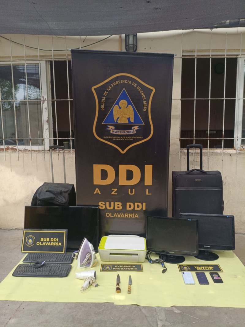 Secuestraron varios elementos en un allanamiento por robo